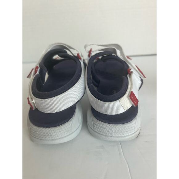 Easy Spirit Tabata 2 Red White Blue Active Slip On Adjustable sandals Sz 8.5N - Picture 6 of 11